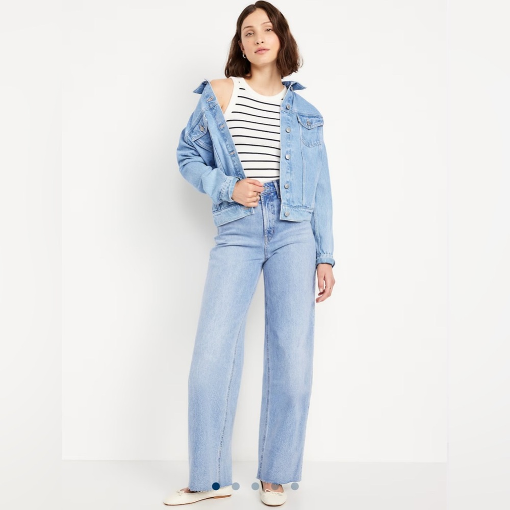 Old Navy Extra High-Waisted Wide-Leg Jeans